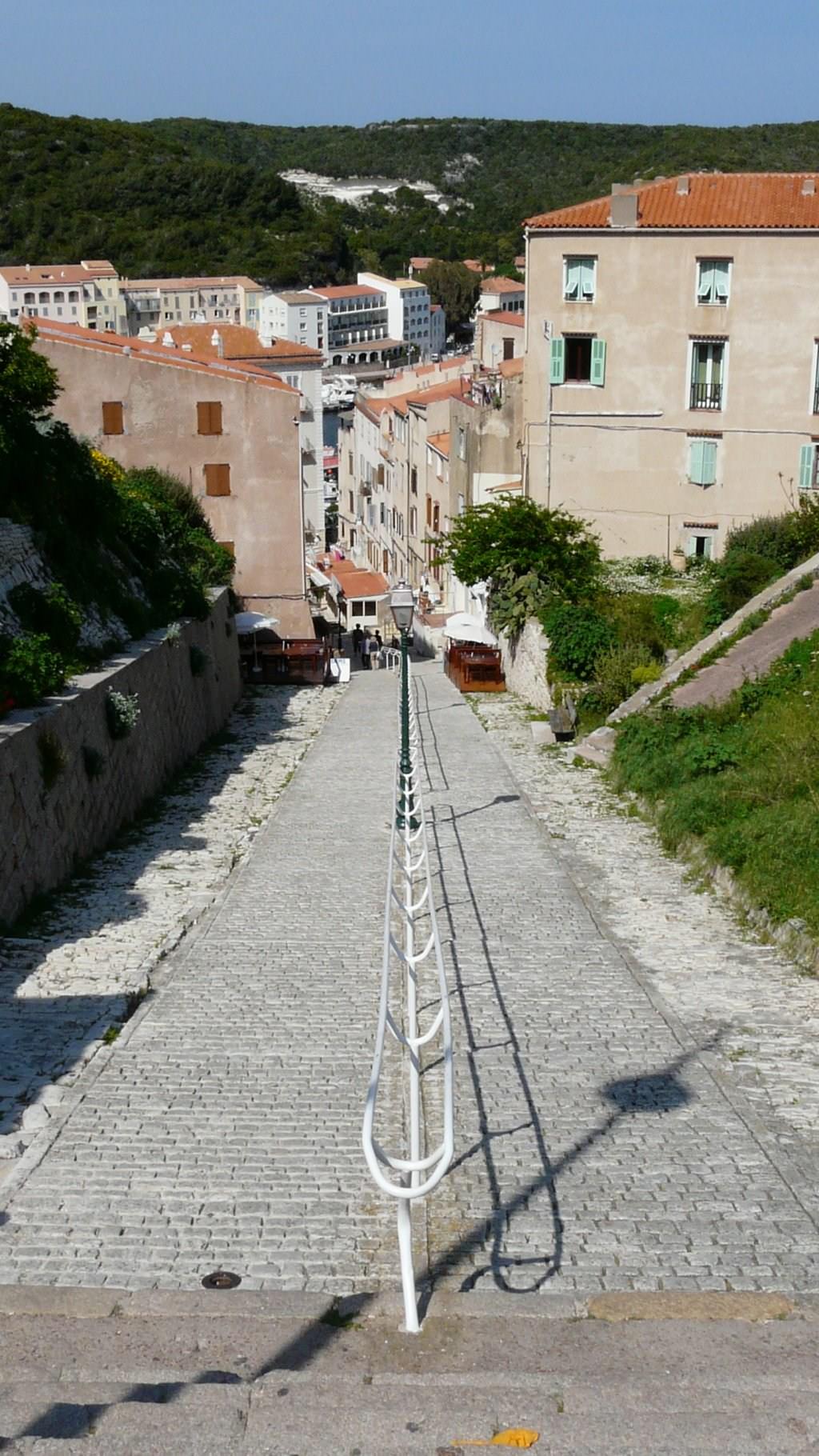 France Corse Escalier dans Bonifacio