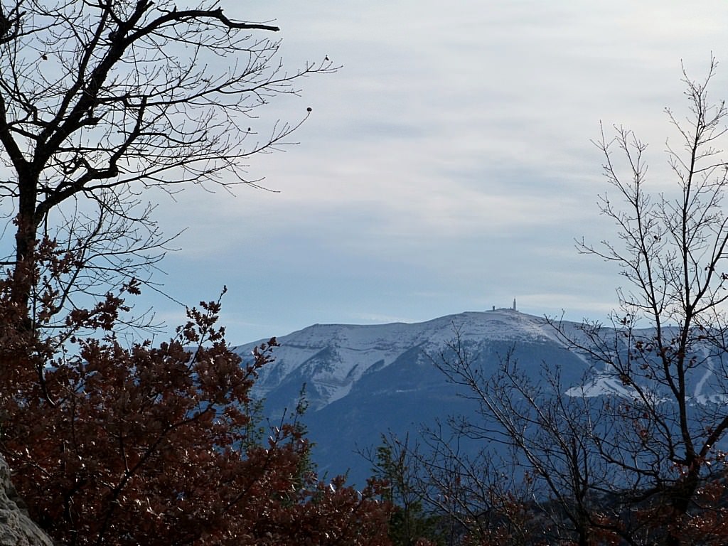 Montagnes Le Mt Ventoux vu du col d'Ey