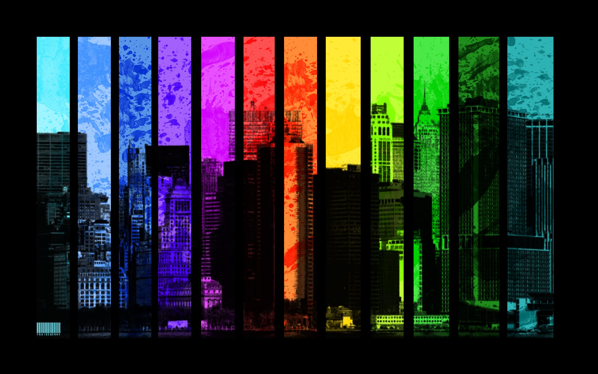 Style Urbain Rainbow town