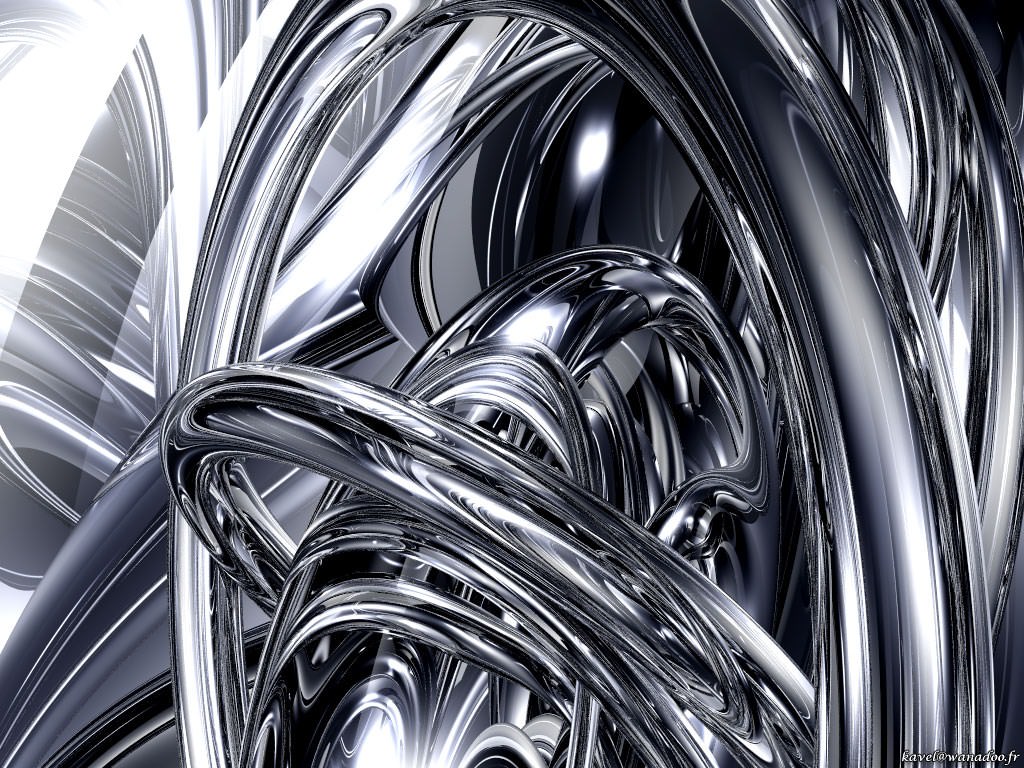 3D et Bryce Abstract Gris