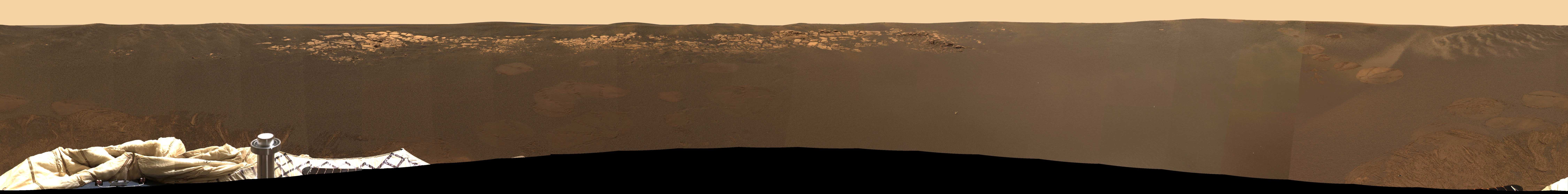 Espace As Far As Opportunity's Eye Can See