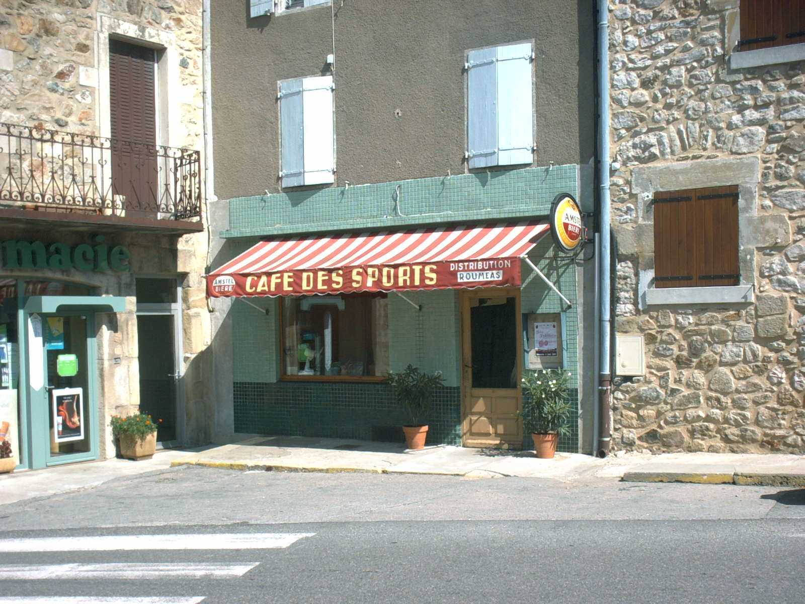 France Rhone Alpes Ardèche- Café des Sport D'albuissière