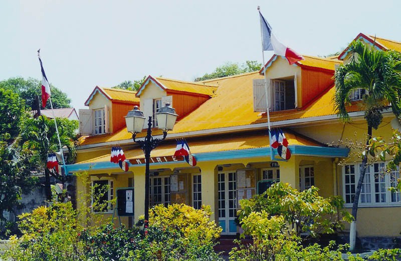 La Guadeloupe La mairie de l'île des Saintes - Guadeloupe