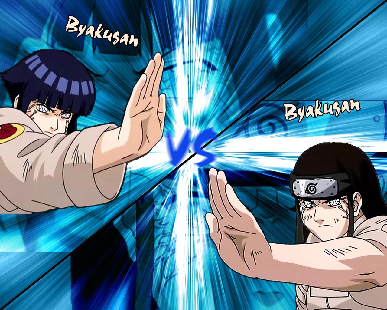 Naruto Byakugan contre Byakugan