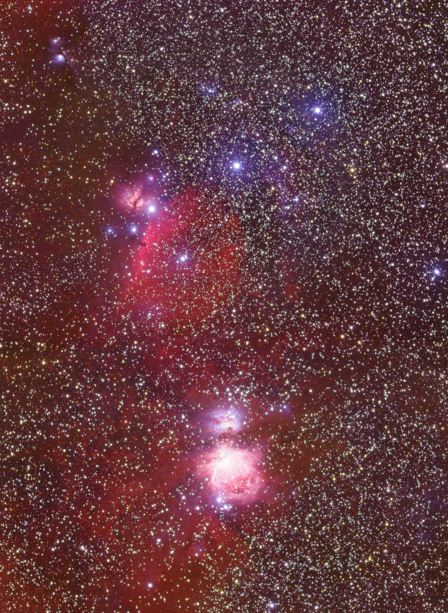 Univers M42 and Horsehead Nebula