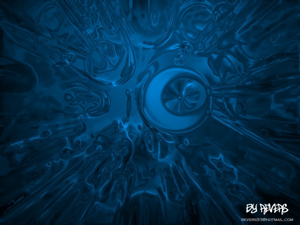 Abstrait Blue radial Effect-X