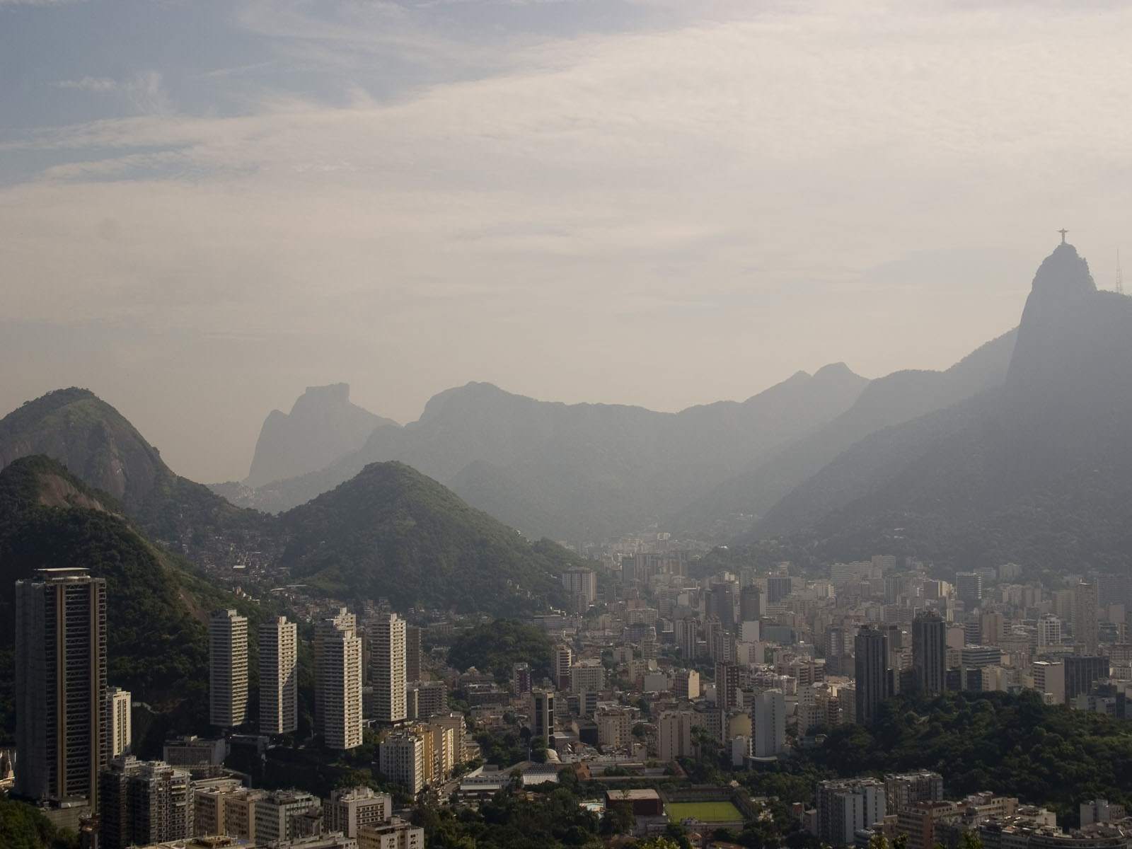 Bresil View of Corcovado from Sugar Loaf