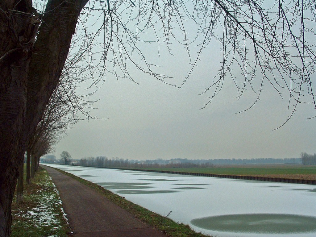 France Alsace Canal gelé