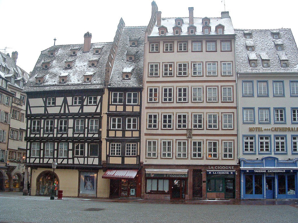 France Alsace Strasbourg, Place de la Cathédrale