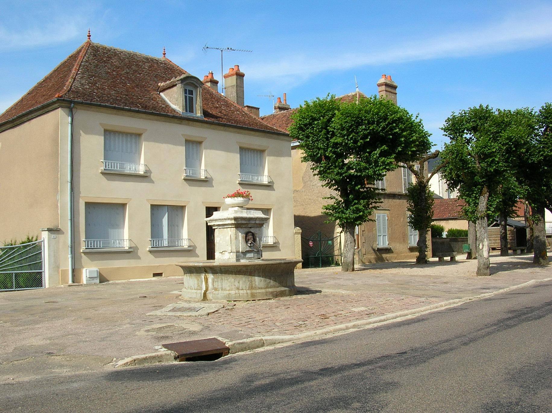 France Bourgogne Fontaine de Pontaubert