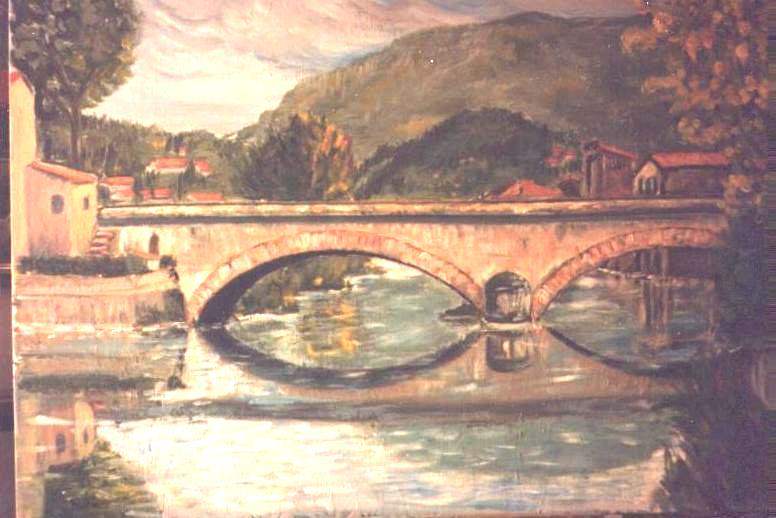 Impressionniste Pont neuf à Quillan
