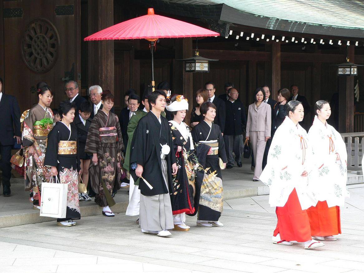 Japon Mariage à la japonaise.