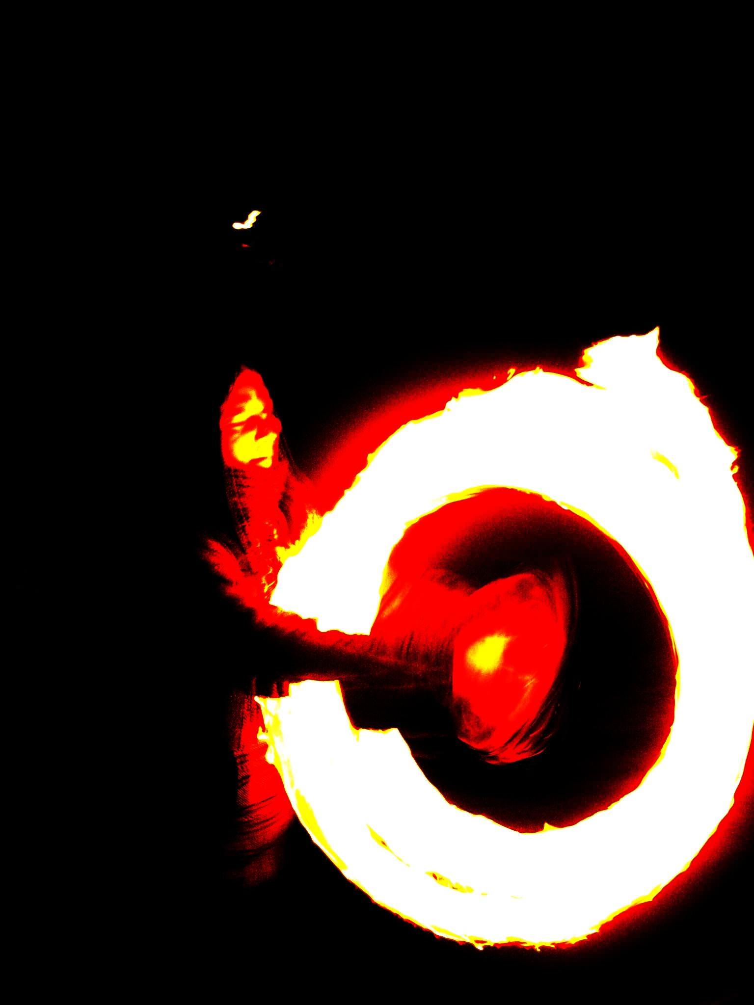 Lumiere cercle de feu