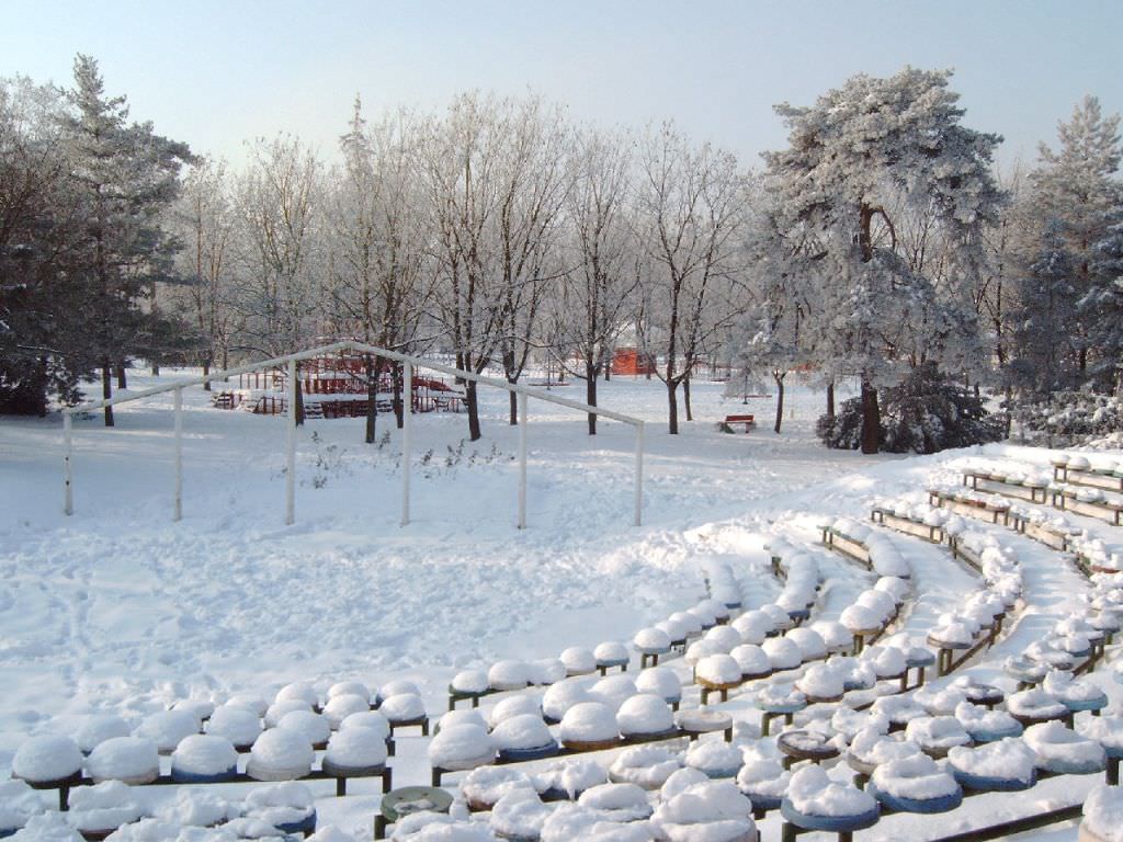 Roumanie Timisoara sous la neige