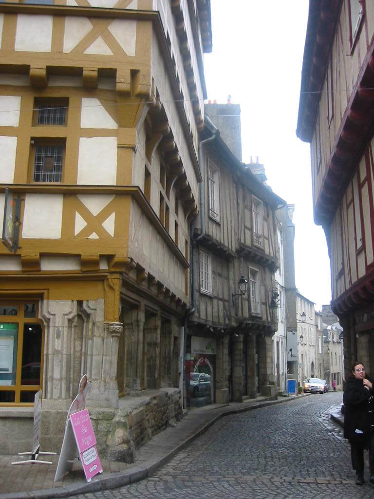 France Bretagne Rue dans Vannes.