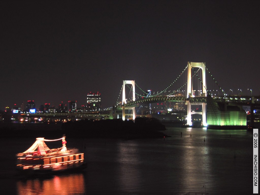 Japon Tokyo- Le Rainbow Bridge de Tokyo