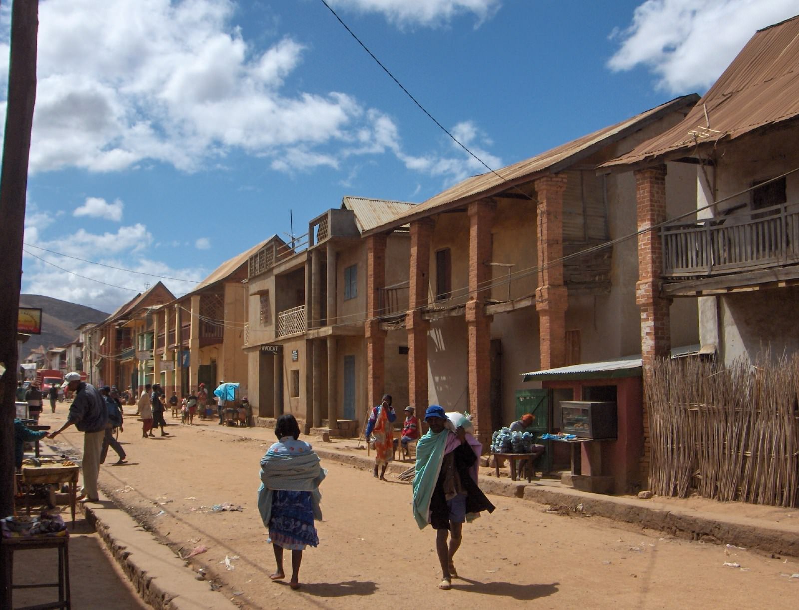 Madagascar Ihosy, la rue