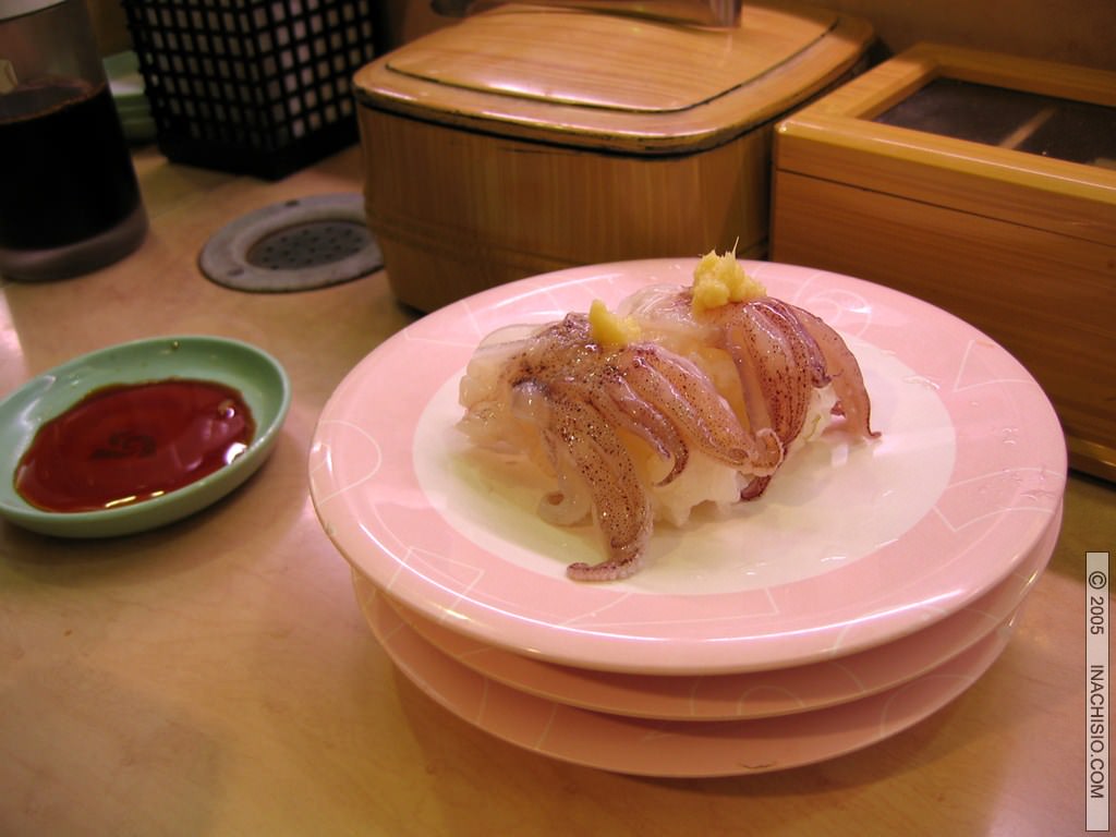 Pieuvres Sushi de calamars