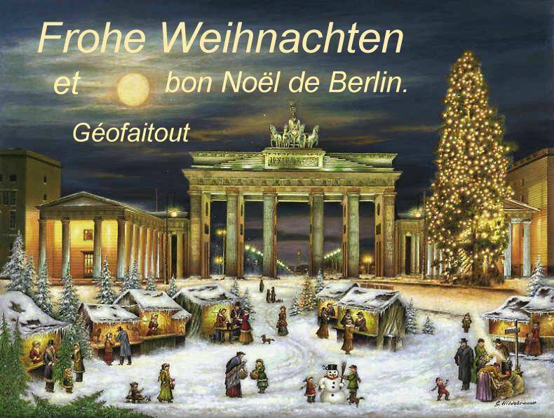 Allemagne Bon Noel à tous amis Hébusiens