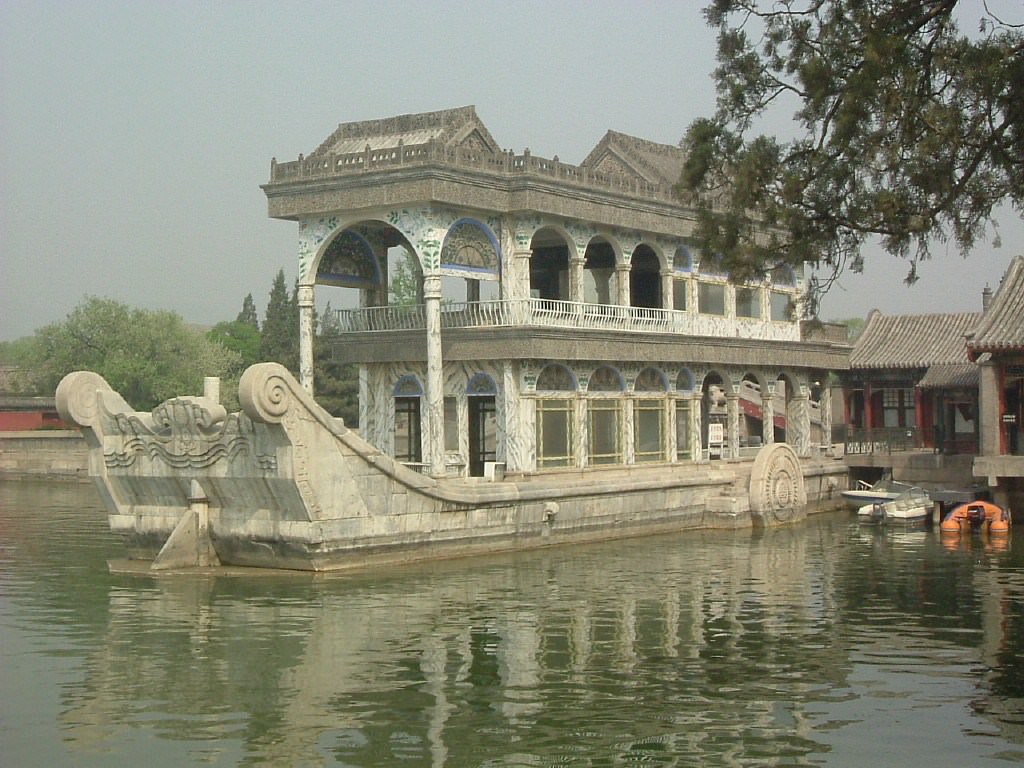 Chine Bateau de marbre
