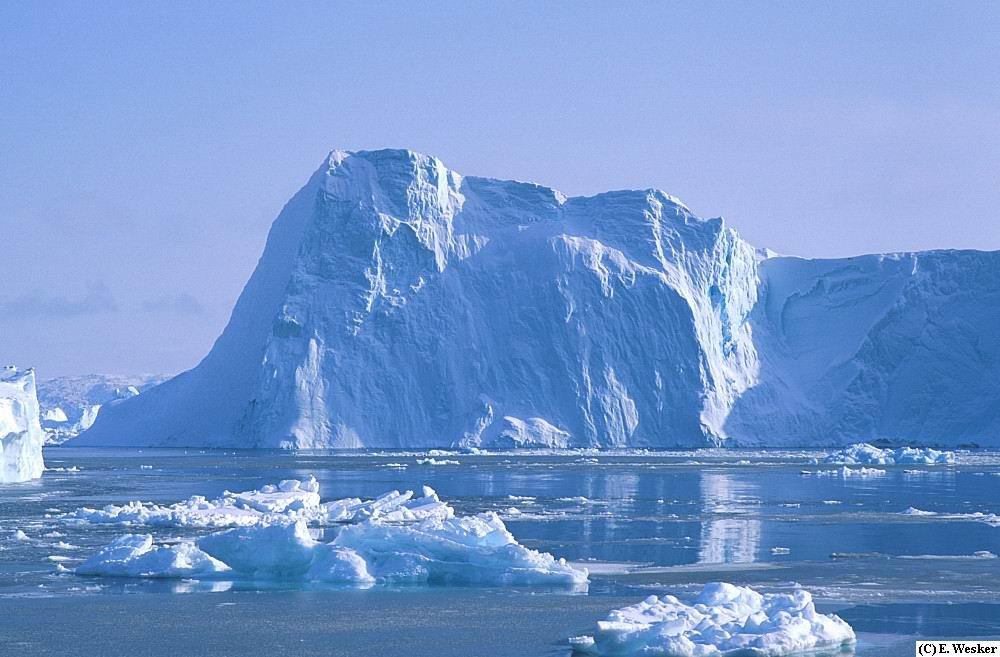 Icebergs Iceberg in Jacobshavn Isfjord, Greenland