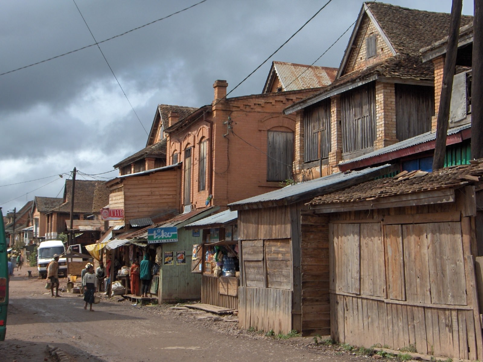 Madagascar Village vers Fianarantsoa