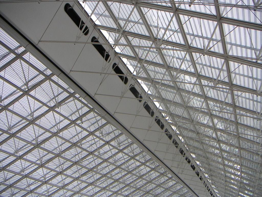 Monde moderne Structure de l'aéroport de Roissy (Paris)