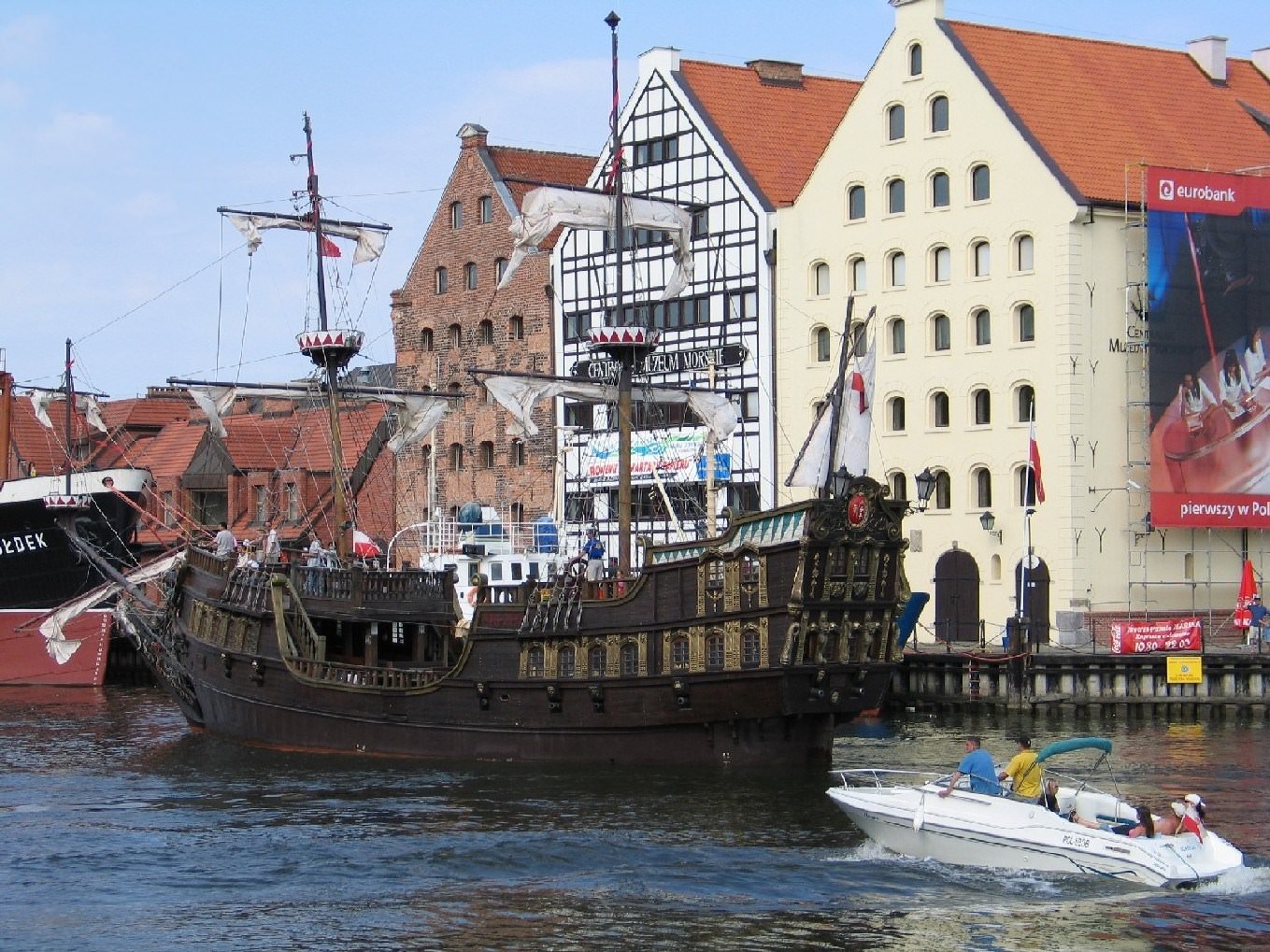 Pologne Vieux port de Gdansk