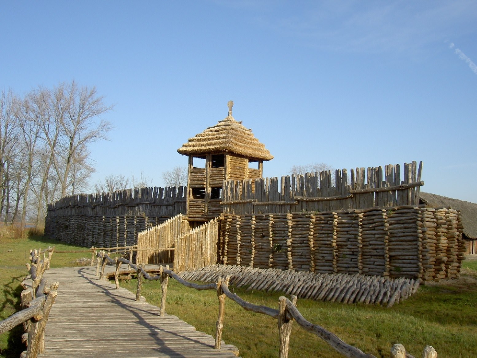 Pologne Cité préhistorique de Biskupin
