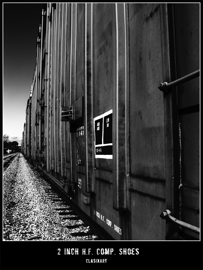 Trains 2 inch H.F. comp. shoes.