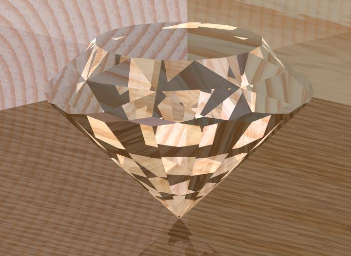 3D diamant