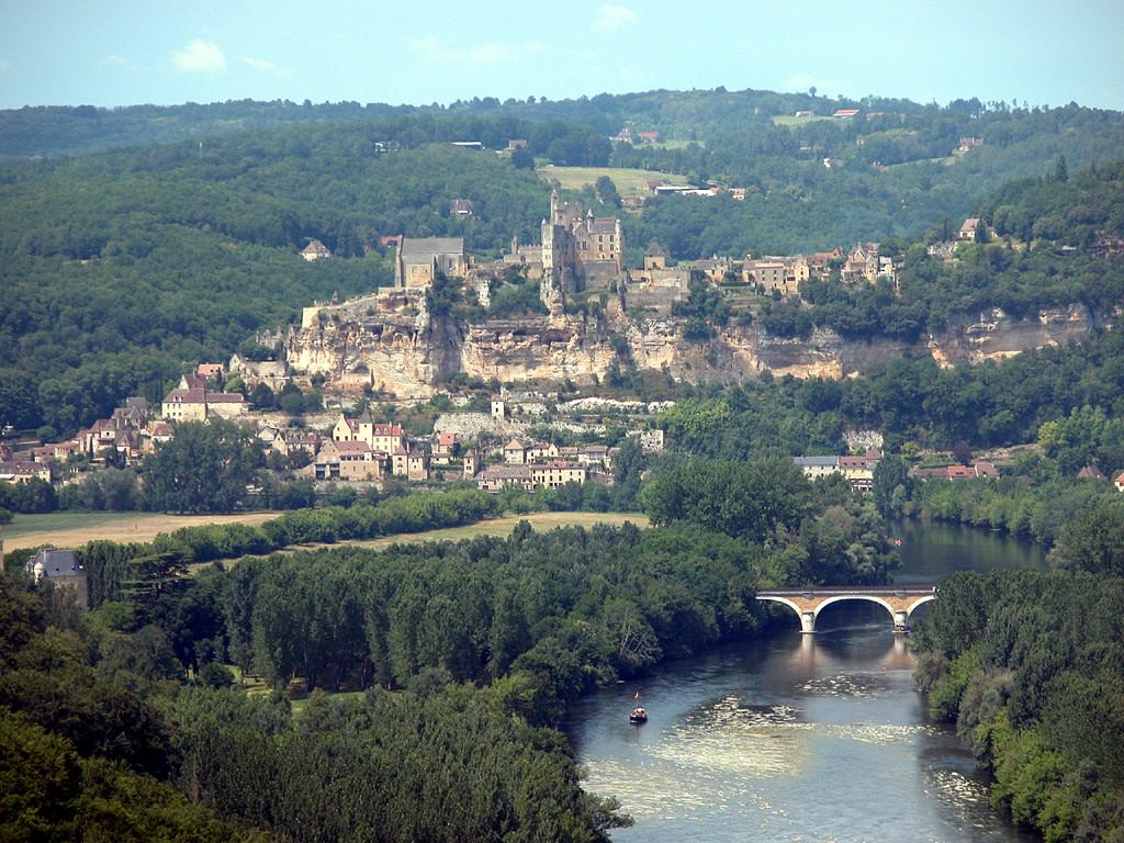 France Aquitaine Vue depuis Castelnaud