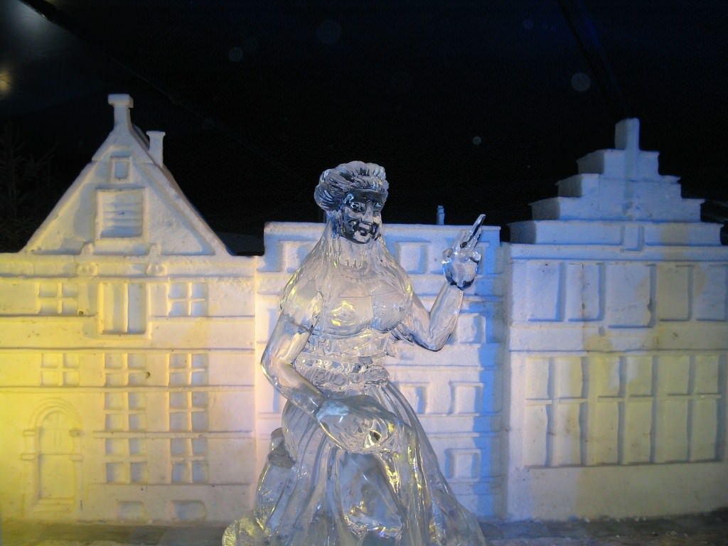 Glace Festival de sculpture de glace à Anvers