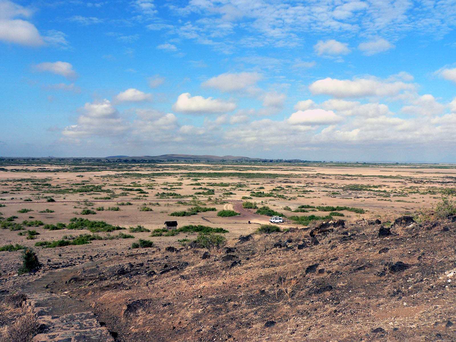 Kenya les plaines aride de l'ambosseli