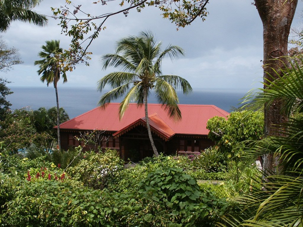 La Guadeloupe La maison de Coluche