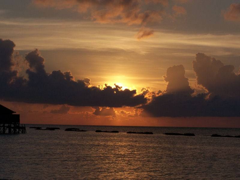 Maldives Coucher de soleil Maldivien