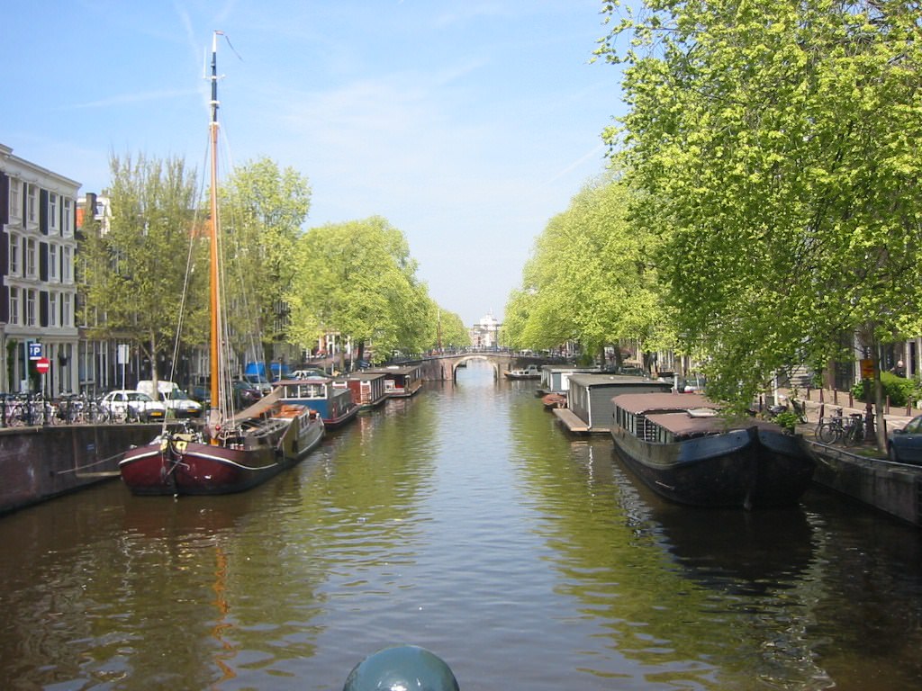 Pays Bas Canal à Amsterdam (2)