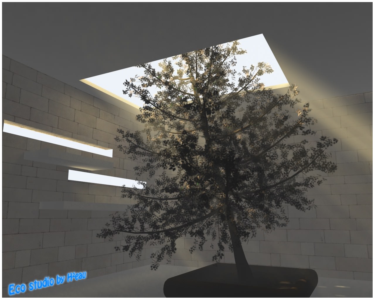 3D et Studio Max Eco arbre