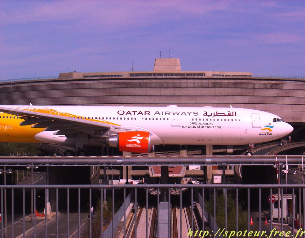 Avions de ligne Doha Orange