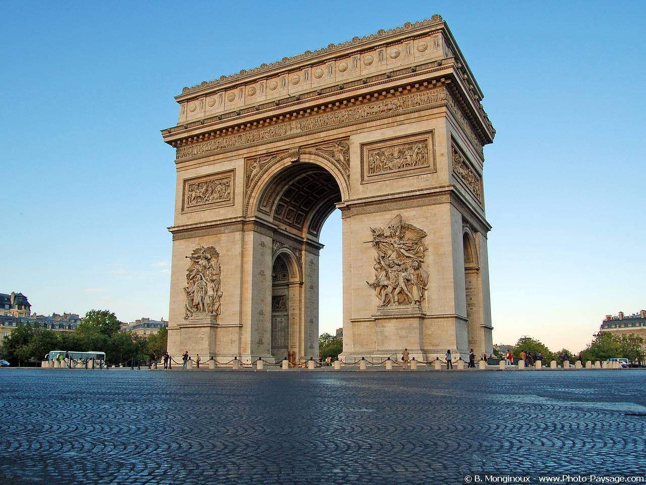 France Paris Arc de Triomphe et place de l'Etoile