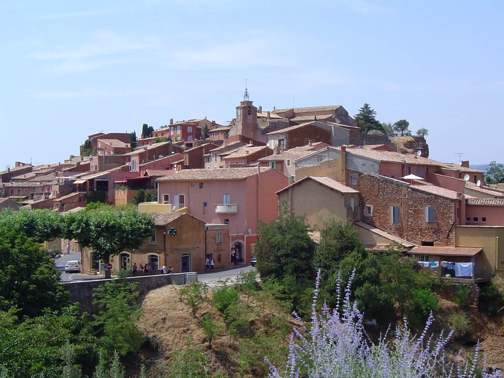 France Provence Alpes et Cote d Azur village de Roussillon