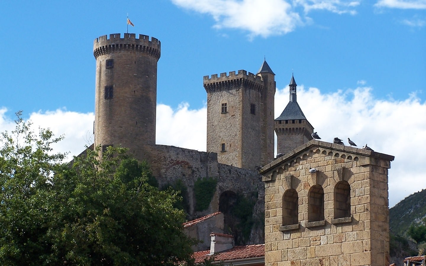France Le Chateau de Foix (Ariège)