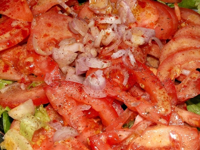 Fruits salade de tomates