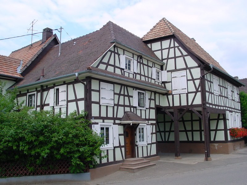 Maisons Colombages à Betschdorf (Bas-Rhin)