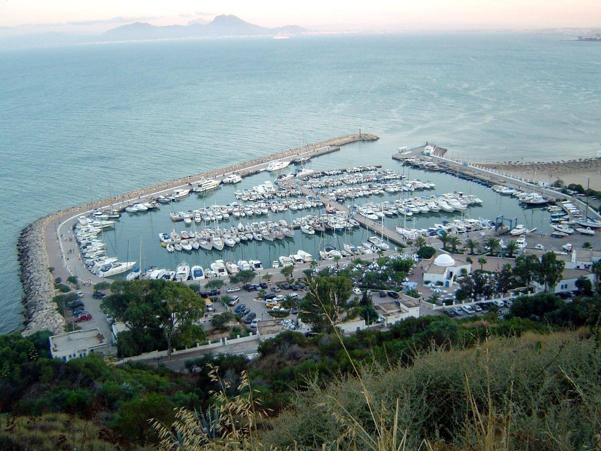 Tunisie Port de Plaisance Sidi Bou Saïd